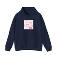 Cute Pink Kawaii Cats Hoodie – Adorable Cartoon Cat Faces Sweatshirt