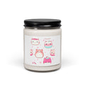 Cute Kawaii Hamster Soy Candle – 9oz Scented Jar (Pink Dessert Theme)