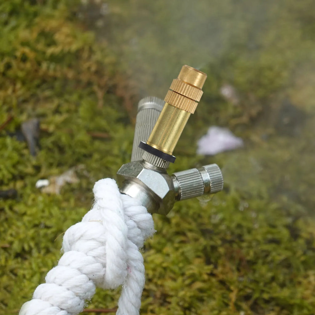 10 Pcs Adjustable High-pressure Atomizing Nozzle Brass Atomization Free Bending Copper Mist