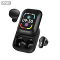 ZNP N04 TWS Wireless Earbuds With Touch Screen Bluetooth AI Translation Headphones Comfort Fit Noise Reduction Earphones